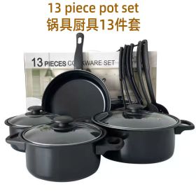 13-piece Suit Non-stick Pan Stockpot Frying Pan