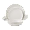 Better Homes & Gardens Gold Frost 12 Piece Stoneware Dinnerware Set