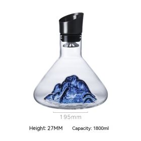 Creative Iceberg Red Wine Wine Decanter (Option: 9815 Blue Mountain)